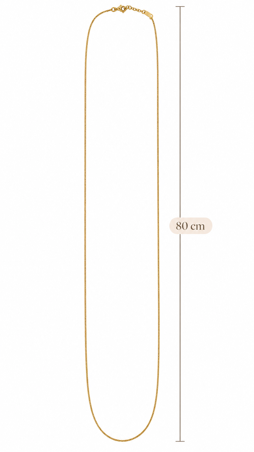Collana 80 cm