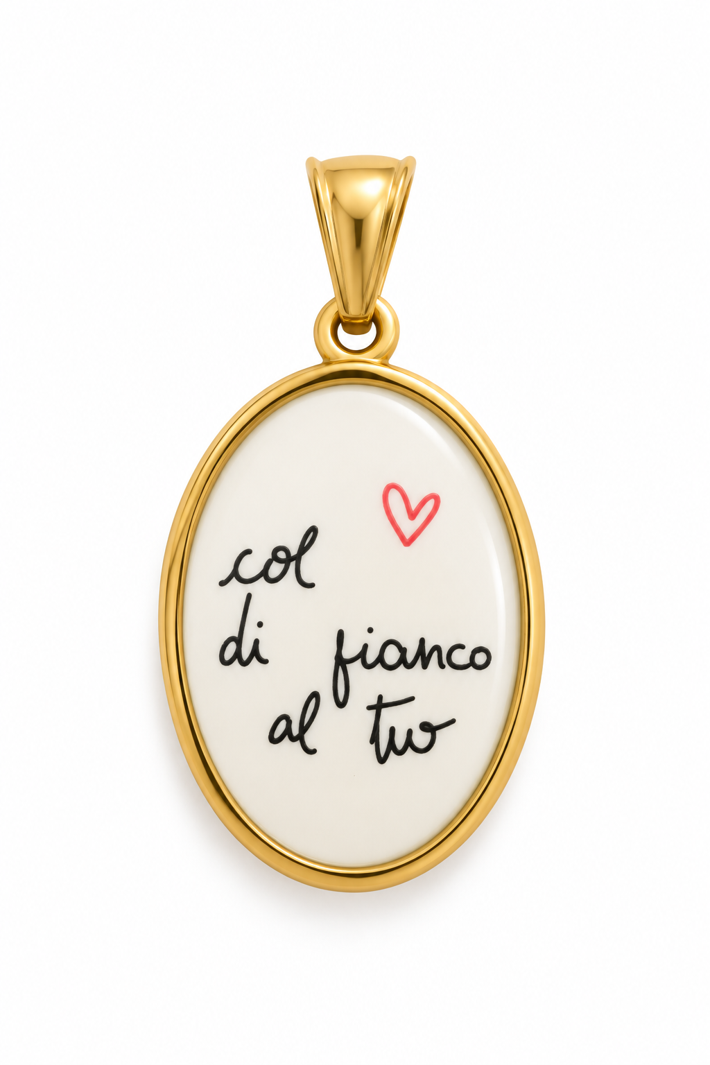 Ciondolo Col Cuore Di Fianco Al Tuo