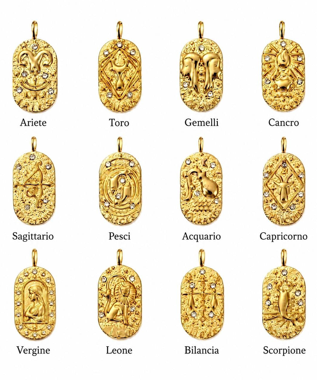 Ciondolo Zodiac                            ♈️ ♉️ ♊️ ♋️ ♌️ ♍️ ♎️ ♏️ ♐️ ♑️ ♒️ ♓️