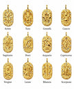 Ciondolo Zodiac                            ♈️ ♉️ ♊️ ♋️ ♌️ ♍️ ♎️ ♏️ ♐️ ♑️ ♒️ ♓️