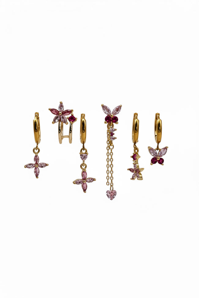Set Orecchini Farfalla