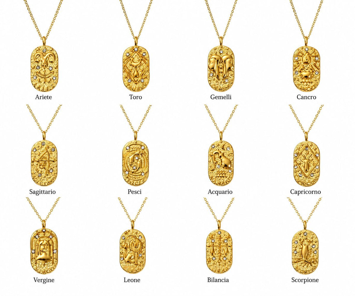 Collana Zodiac                              ♈ ♉ ♊ ♋ ♌ ♍ ♎ ♏ ♐ ♑ ♒ ♓
