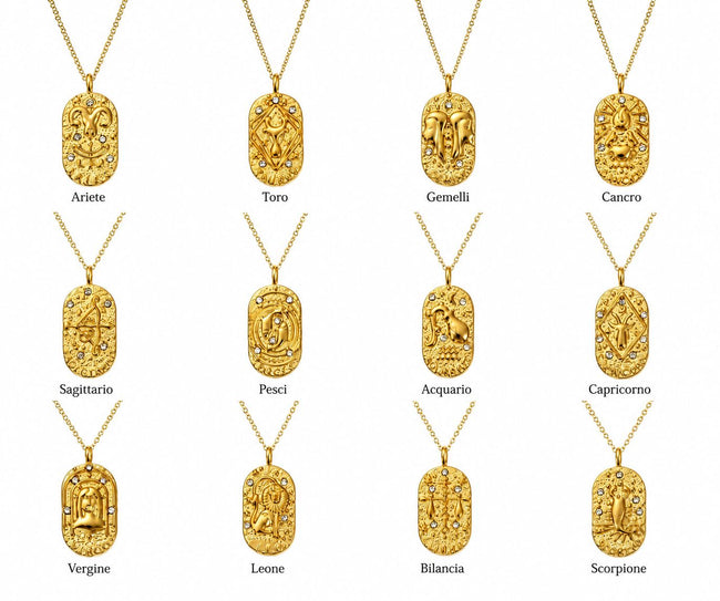 Collana Zodiac                              ♈ ♉ ♊ ♋ ♌ ♍ ♎ ♏ ♐ ♑ ♒ ♓