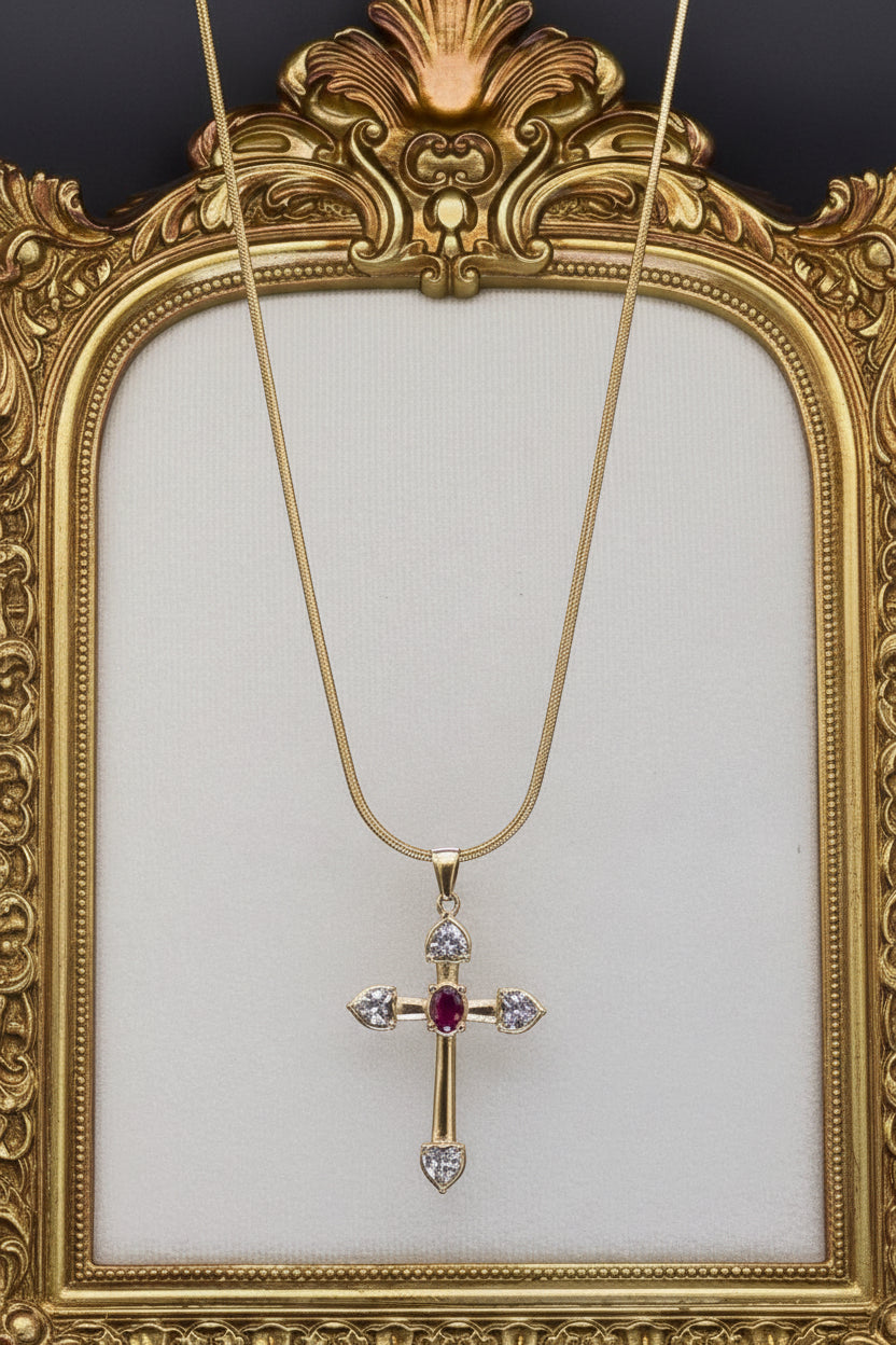 Collana Croce Lumière