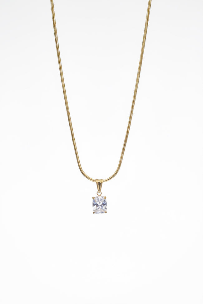 Collana Punto Luce Rettangolo