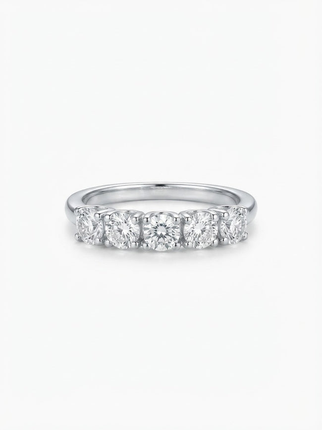 Anello 5 Zirconi