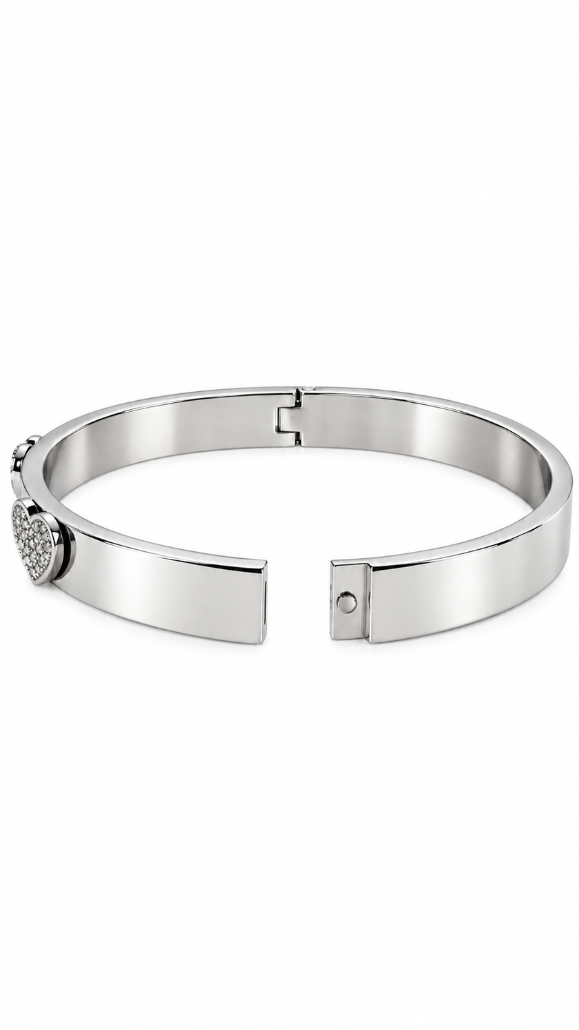 Bracciale Rigido Cuori