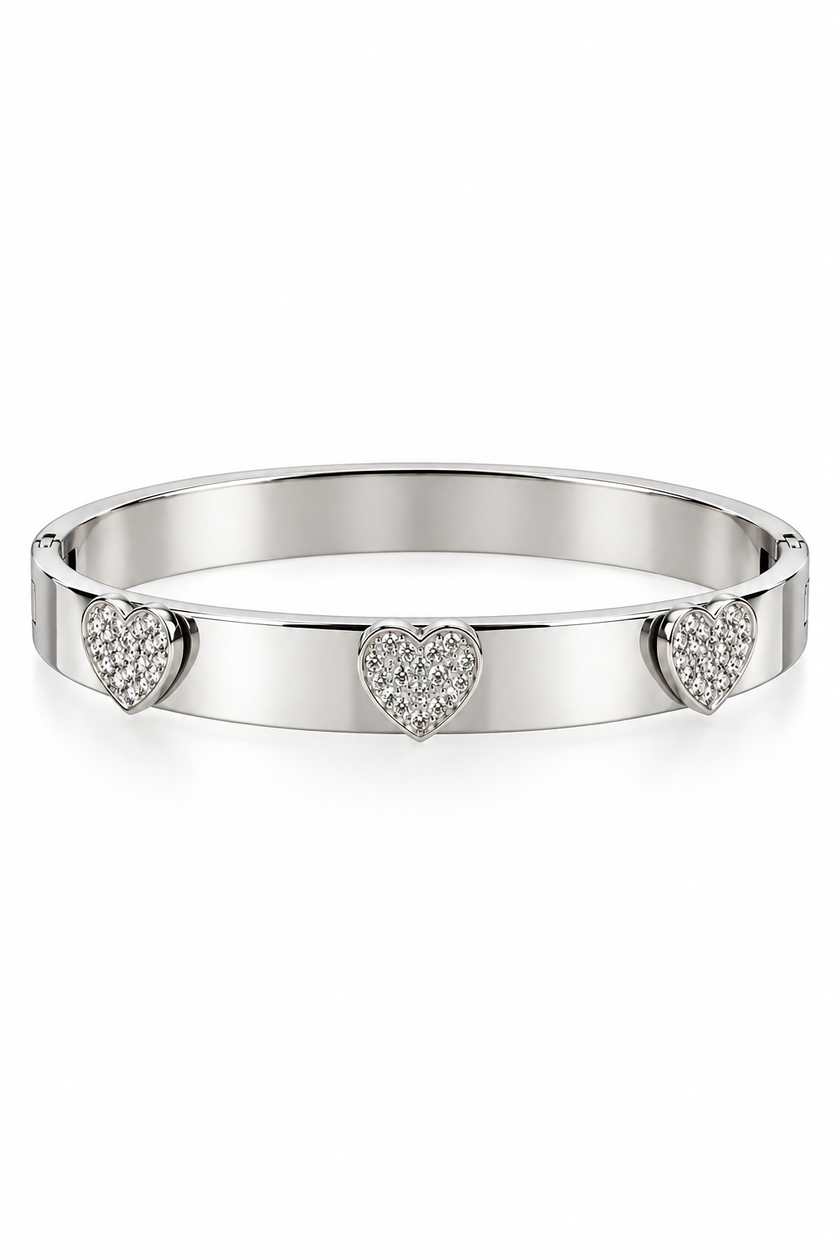 Bracciale Rigido Cuori