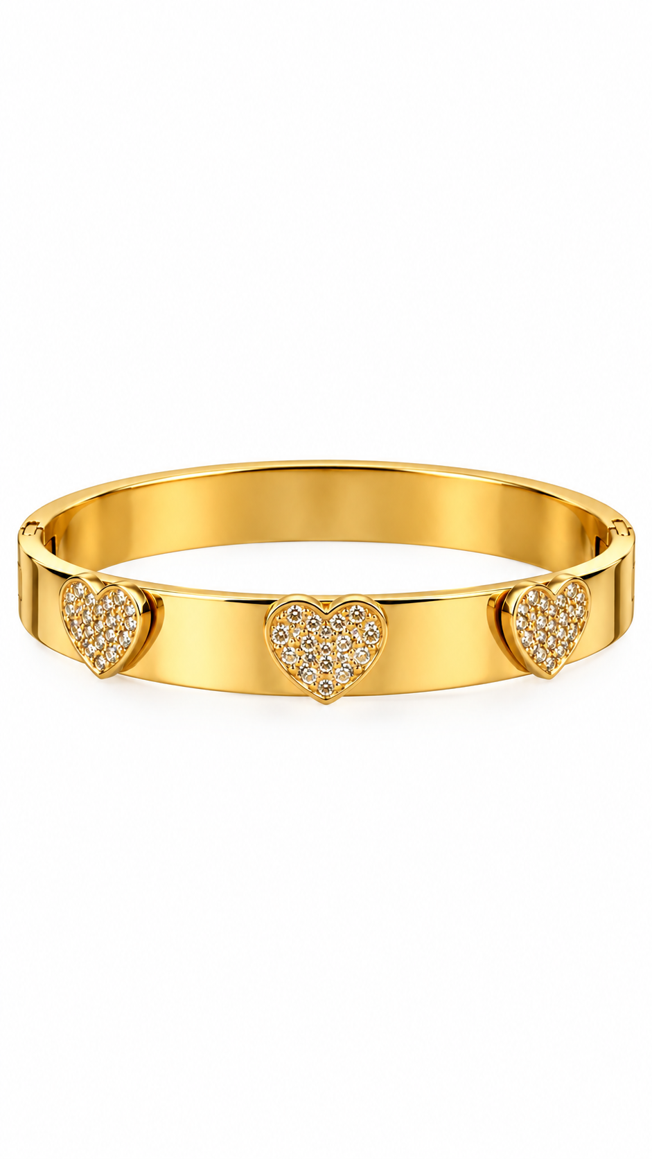 Bracciale Rigido Cuori