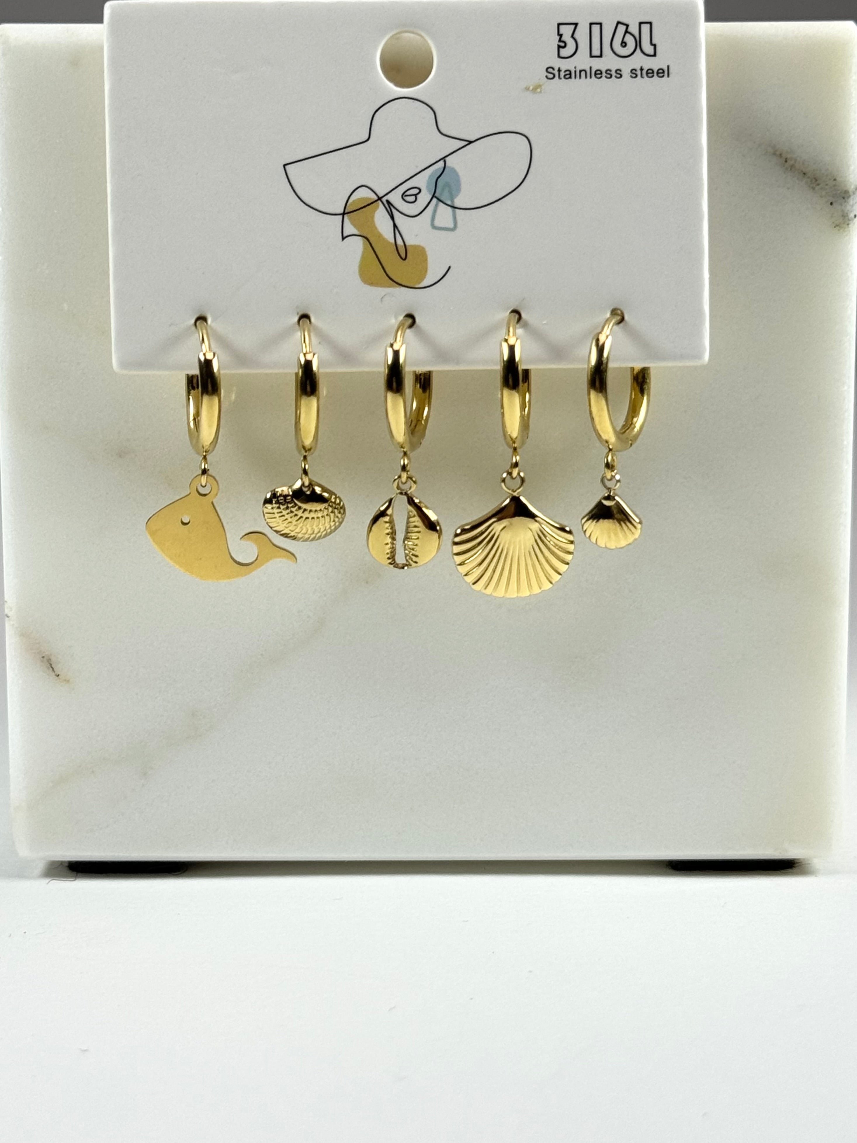 Set Orecchini Mare